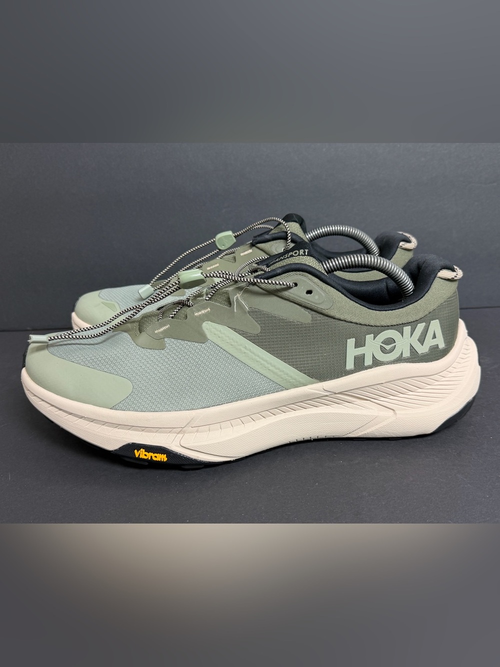 NEW Hoka Men's Transport Running Shoes - Moss Eucalyptus Size 11.5D